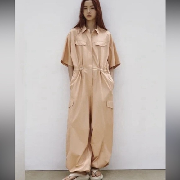 Zara Pants - NWT Zara Bargandine Jumpsuit Medium